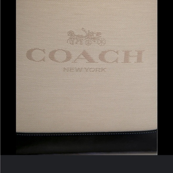 🚨SOLD🚨COACH Mollie Smooth Leather & Jacquard Colorblock Double Straps Bucket Bag - Picture 8 of 14